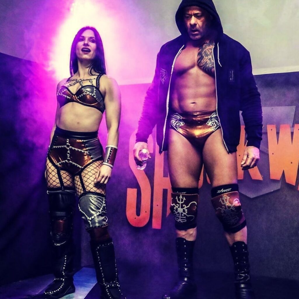 Teal Piper Husband Deimos- Couple In Wrestling