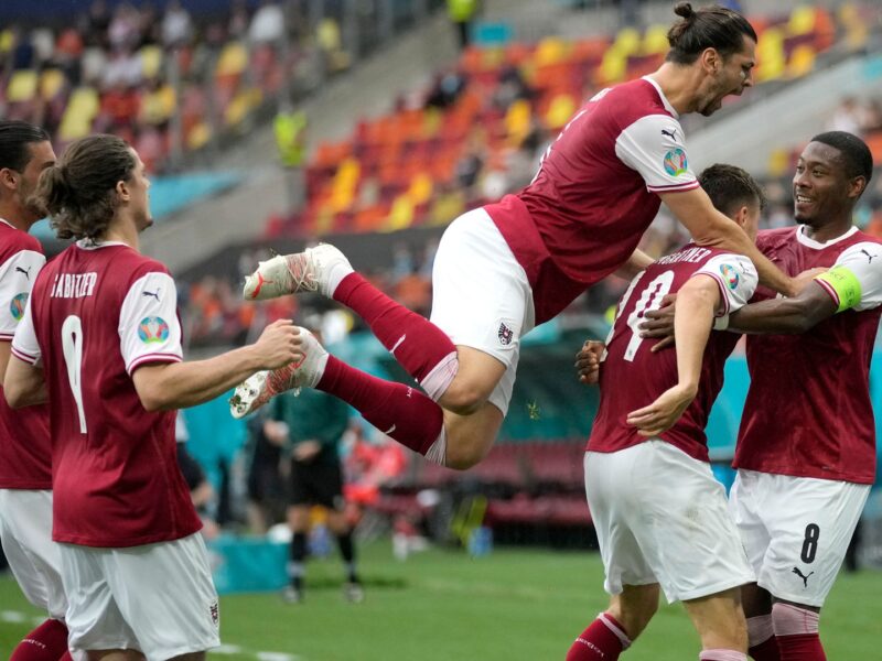 Austria reached the Euro Cup knockout stage for the first time