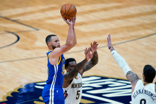 Battle for Play-in: GSW vs NOP, Steph ninth 40 point game