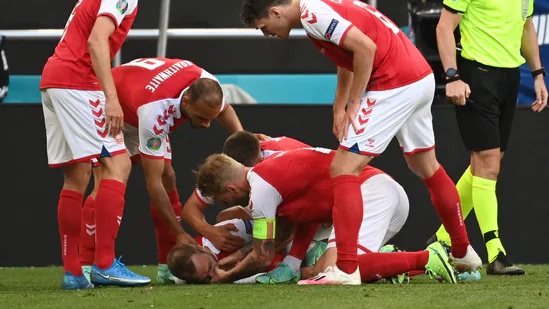 Denmark midfielder Christian Eriksen suffered cardiac arrest- Team Doctor