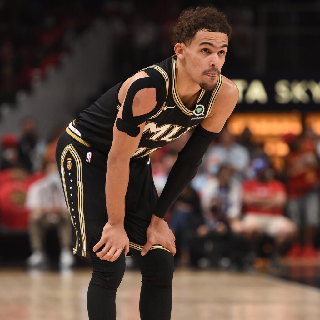 Trae Young historic night ties the series for the Hawks