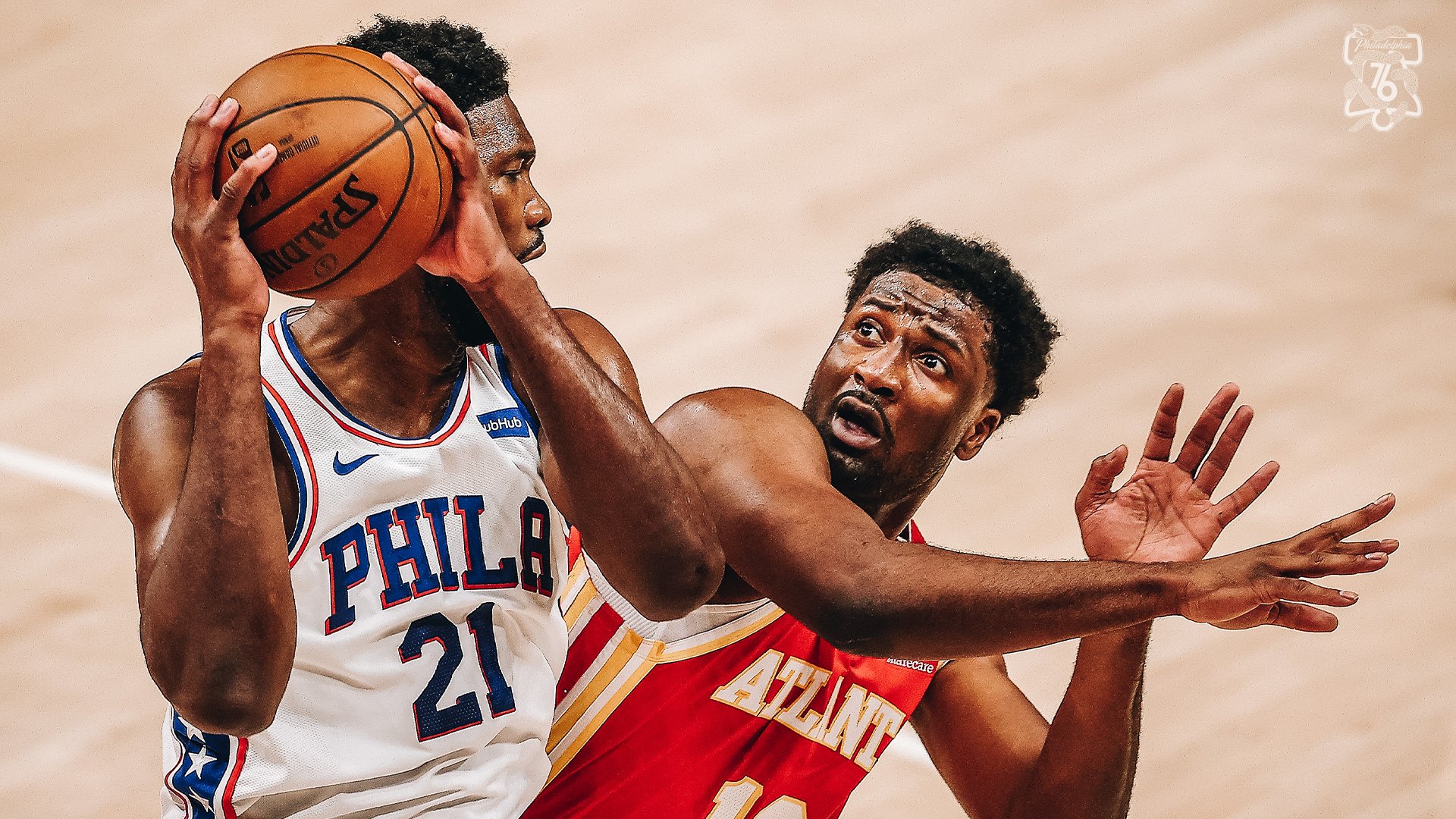 Embiid led the 76ers to 2-1 series lead over the Hawks