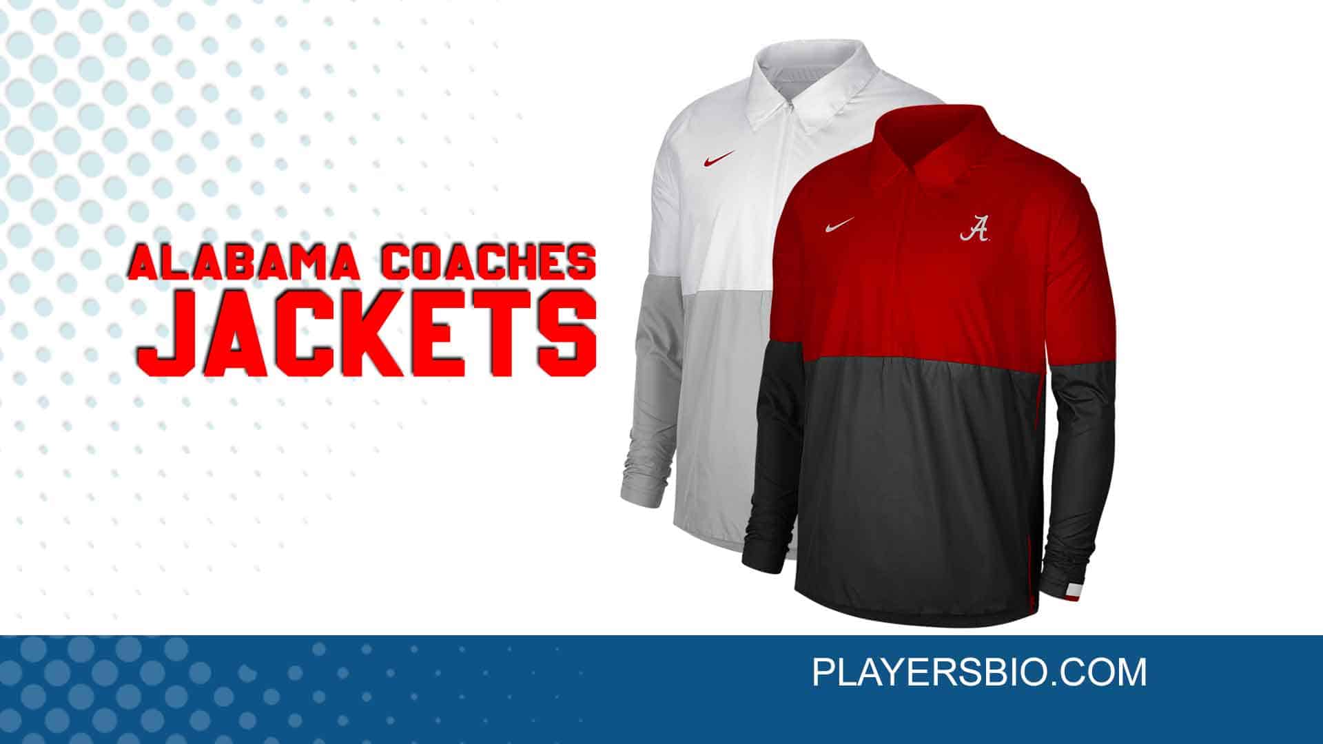 Alabama Coaches Jackets: Showcase the Loyalty all Year long
