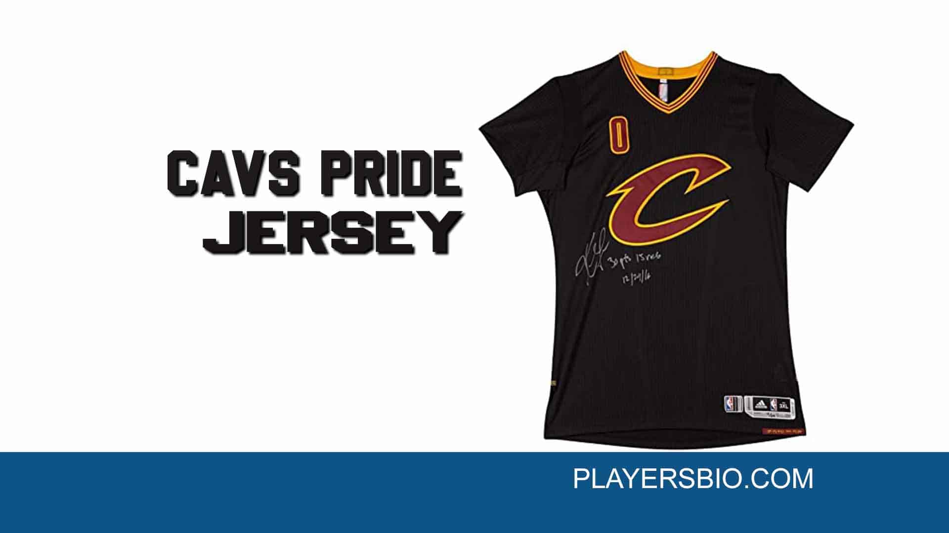 Cavs Pride Jersey Signed by Kevin Love