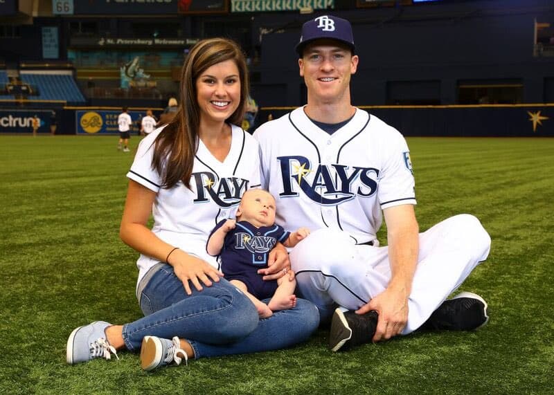 Joey Wendle And Wife Lindsey Wendle Are Raising Three Kids