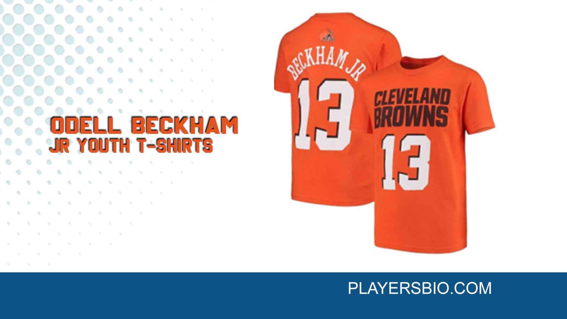 Odell Beckham Jr Youth T-Shirts for Young Male and Female Fans