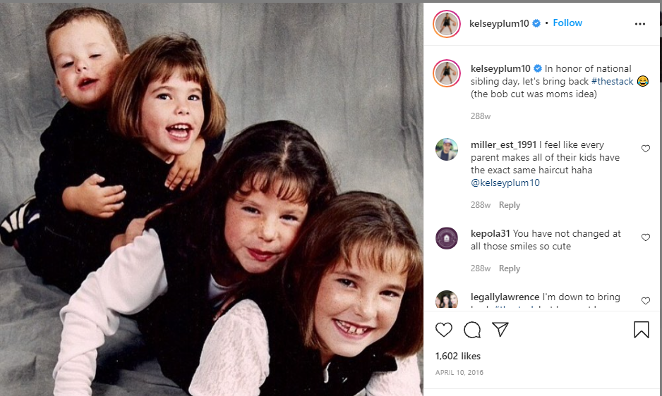 Who Are Lauren And Kaitlyn Plum? Kelsey Plum Sister- Brother Daniel