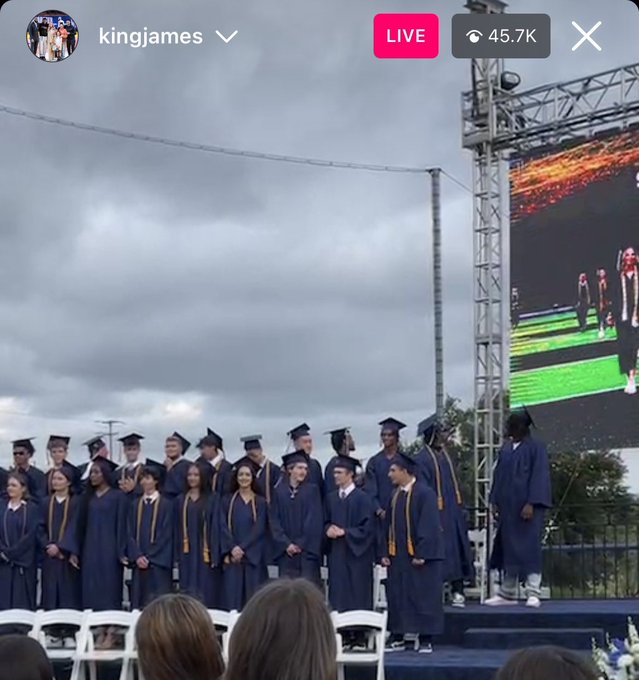 Bronny James Graduates High School: Proud Dad LeBron And James Family Celebrates