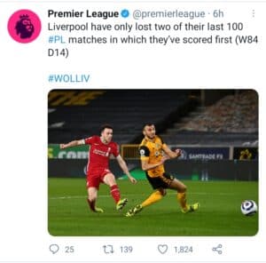 Liverpool defeats the Wolves on their own ground