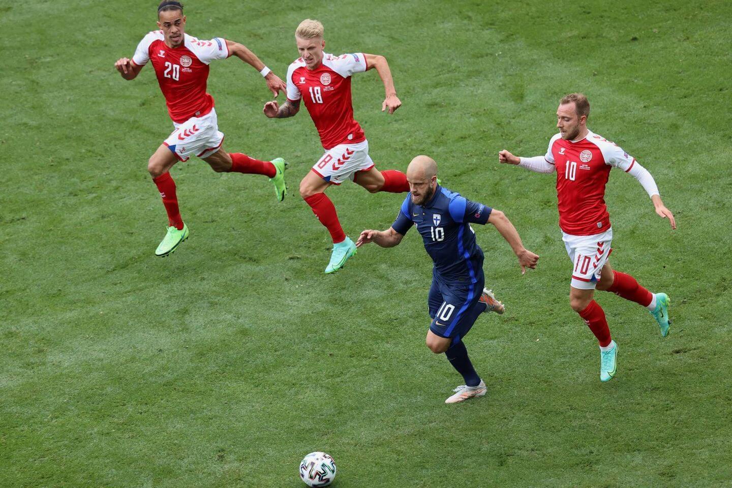Denmark lost the match but won life of Eriksen