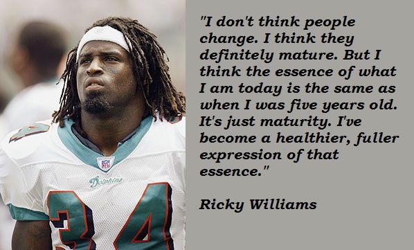 Top 71 Ricky Williams Quotes