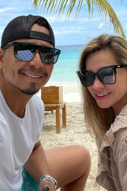 Carlos Carrasco And Wife Karelis Carrasco Family Adventure